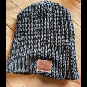 Love your Melon black knit beanie: one size, worn once